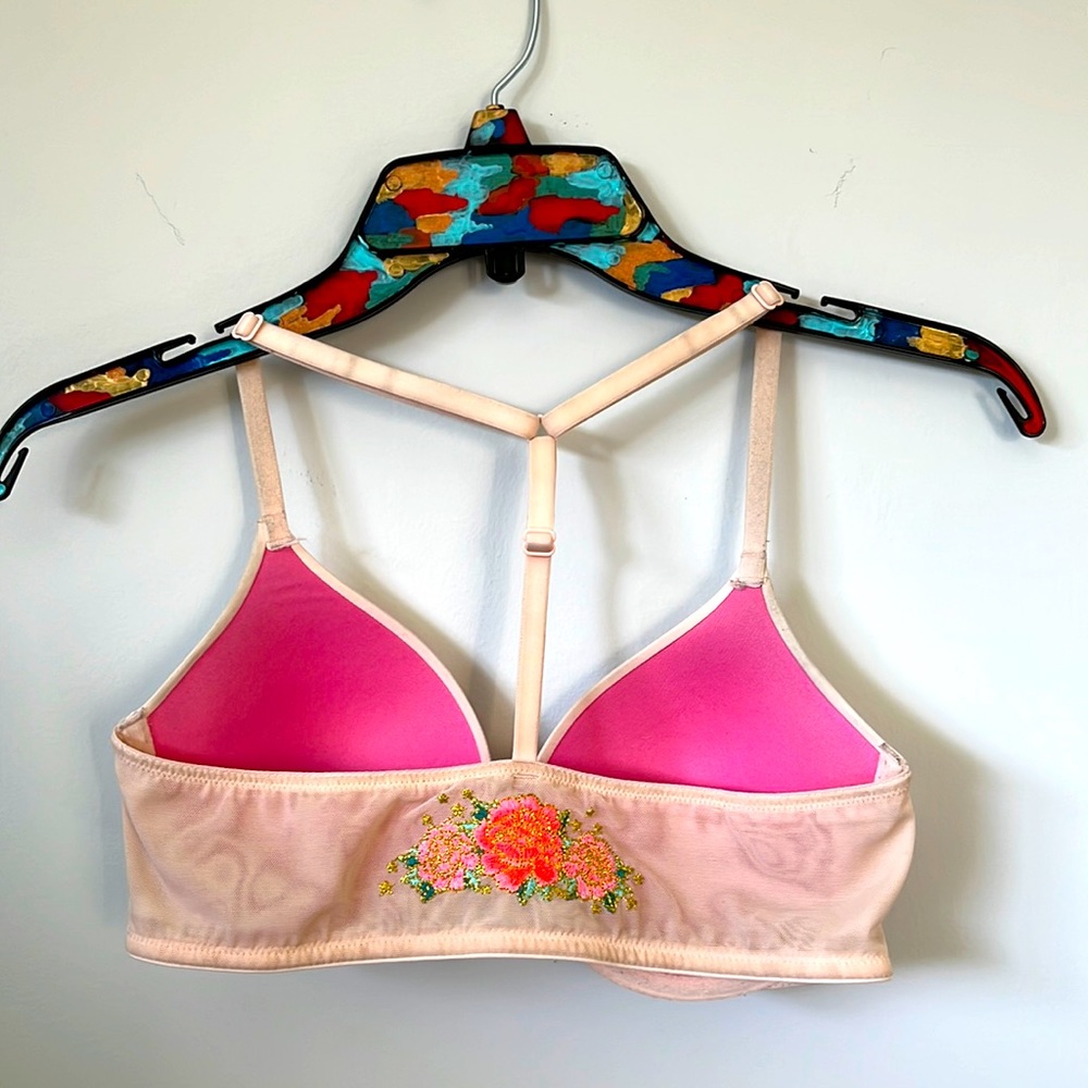 Victoria’s Secret PINK Embroidered Bra
